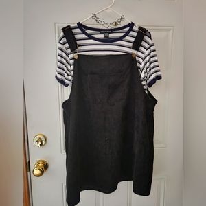 90s inspired overall dress